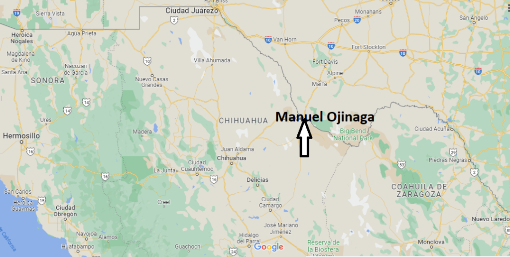 ¿Dónde está Manuel Ojinaga Mexico