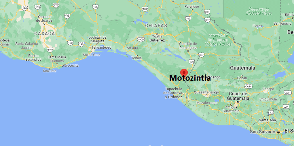 ¿Dónde está Motozintla Mexico