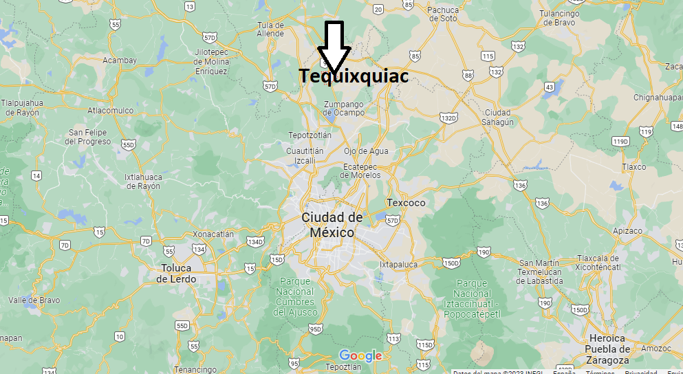 ¿Dónde está Tequixquiac Mexico