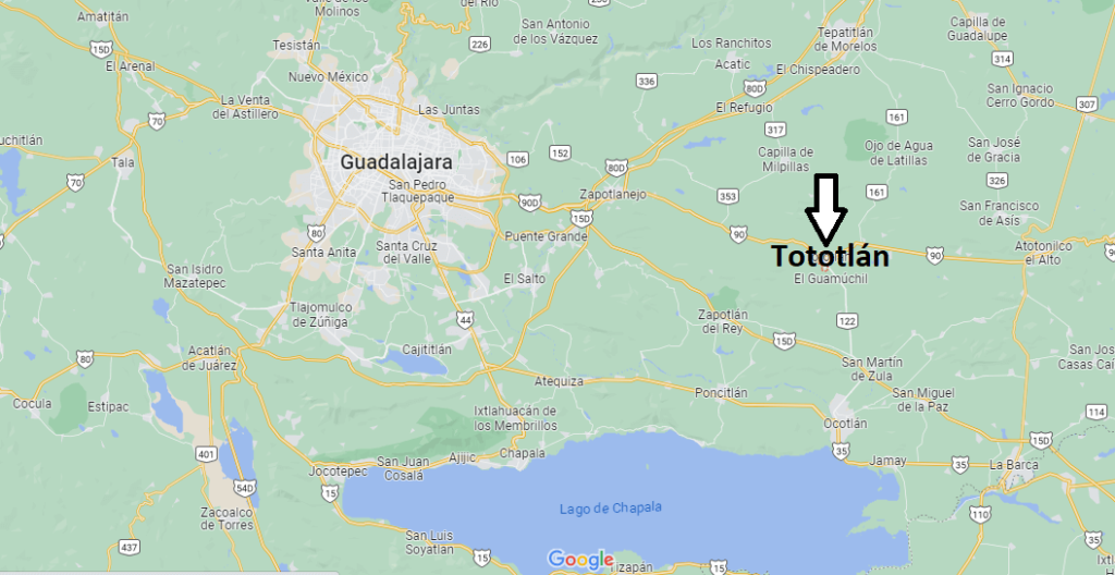 ¿Dónde está Tototlán Mexico