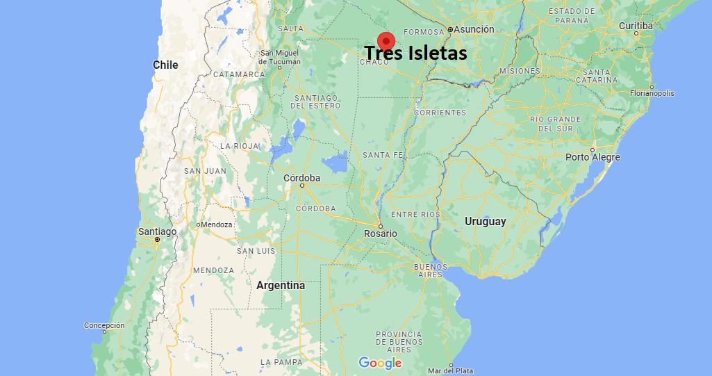 ¿Dónde está Tres Isletas Argentina