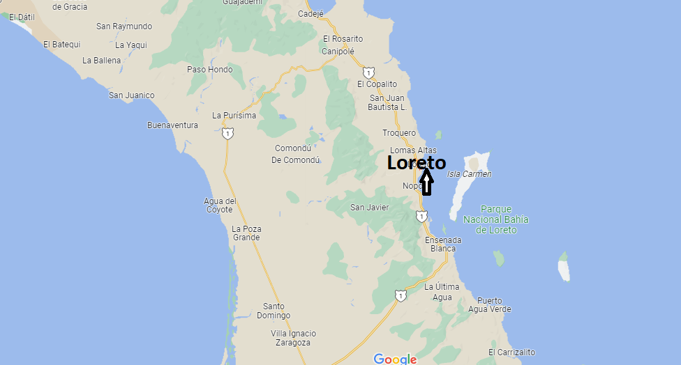 ¿Dónde está ubicada la ciudad de Loreto