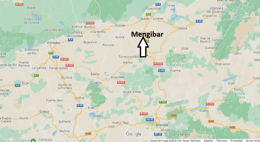 ¿Dónde está Mengibar