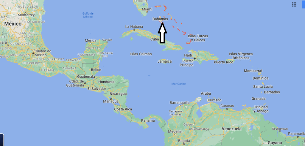 En qué continente se Encuentra las Bahamas