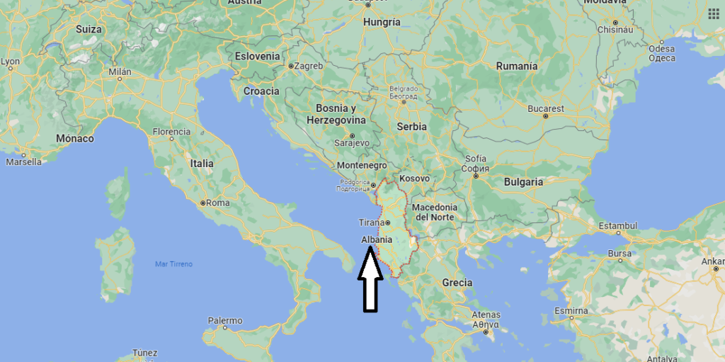 En qué continente se encuentra Albania