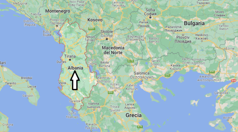 ¿Dónde se encuentra el país de Albania