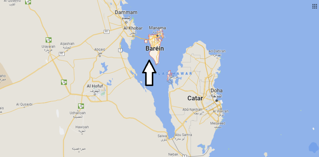 ¿Dónde se ubica Bahréin en el mundo