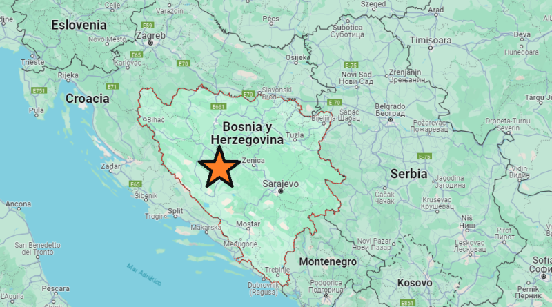 ¿Dónde se ubica Bosnia y Herzegovina
