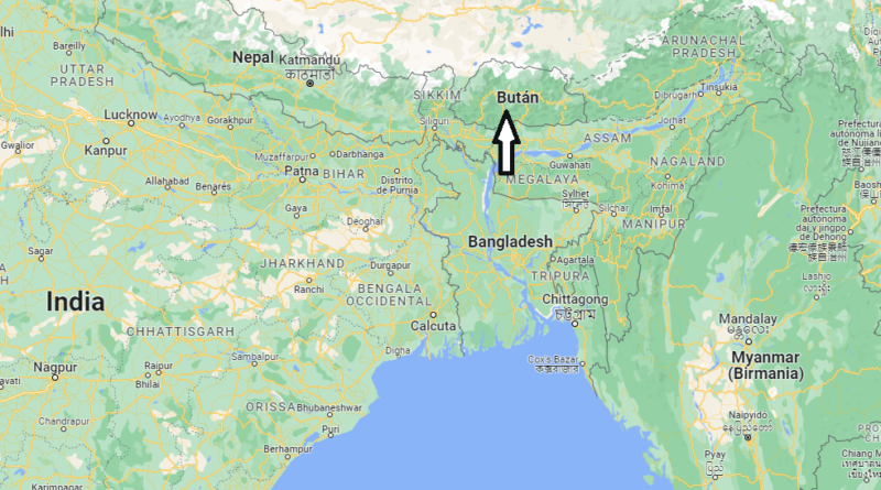 ¿En qué continente se localiza Bután