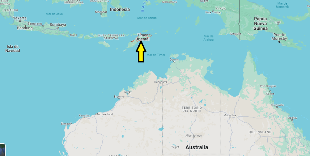 ¿Dónde está Timor Occidental