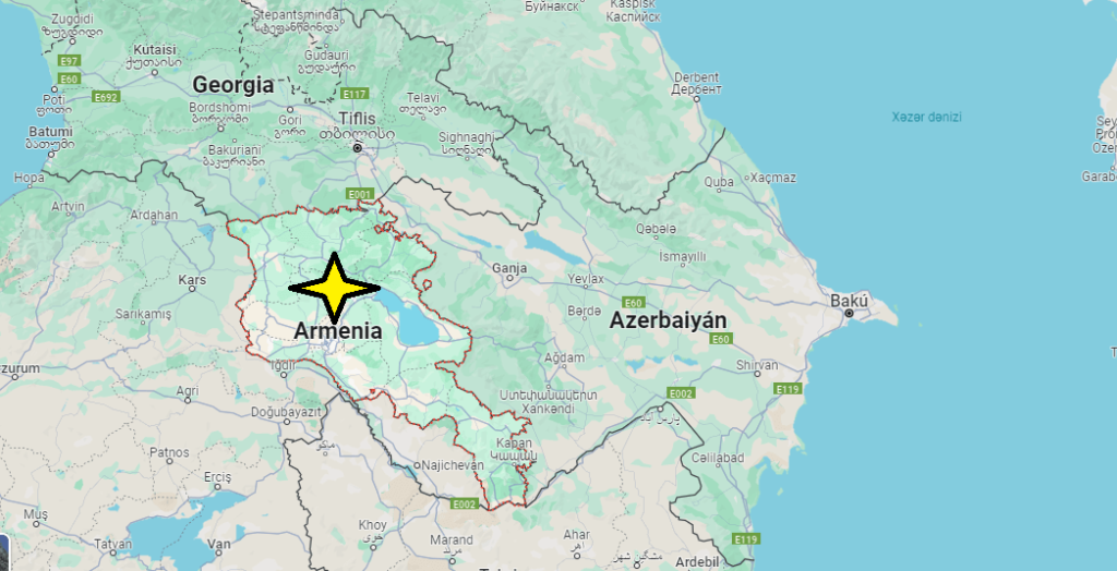¿Dónde se encuentra el país de Armenia