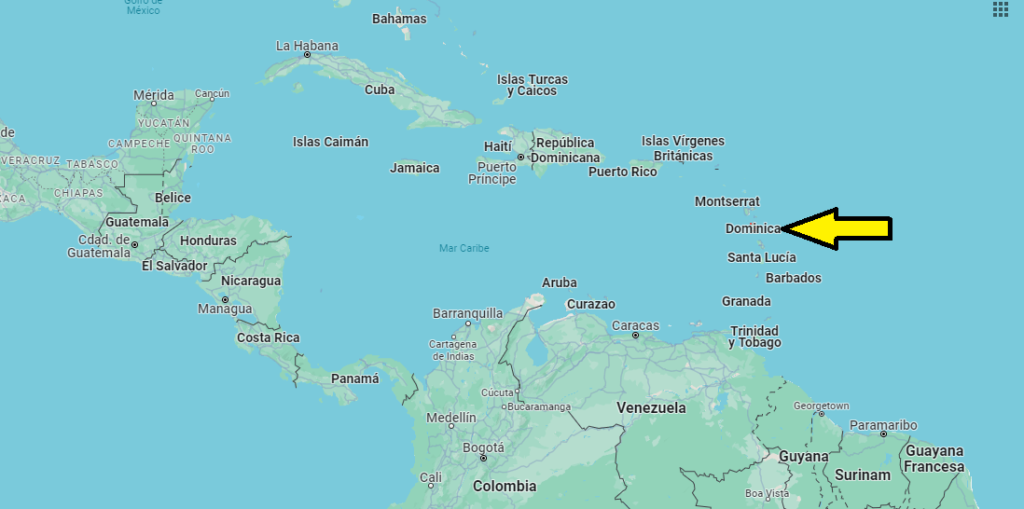 ¿En qué continente se encuentra Dominica