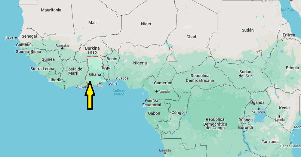 ¿En qué continente se encuentra Ghana