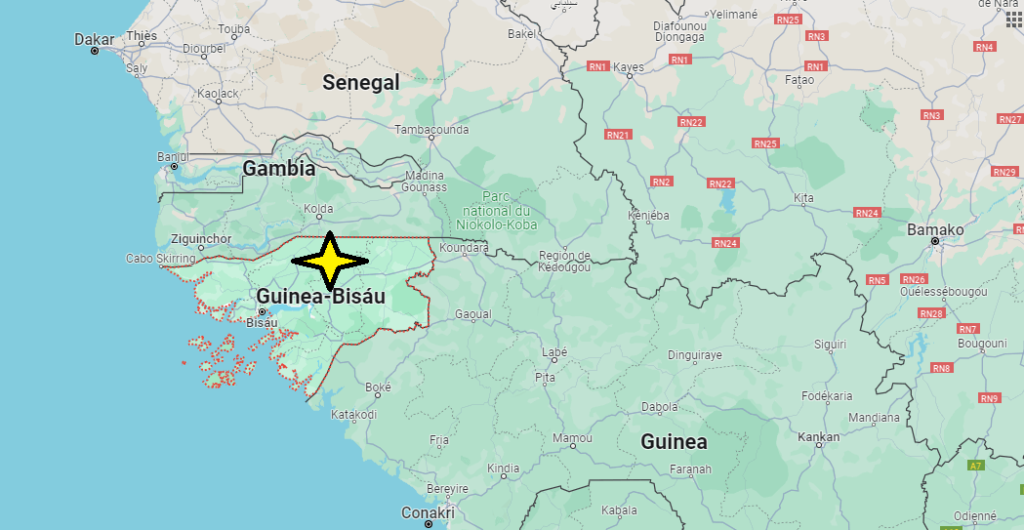 ¿En qué continente esta Guinea-Bissau