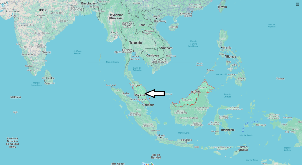 ¿Dónde está Malasia país