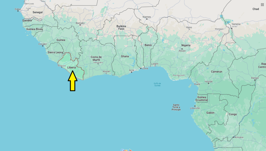 ¿En qué continente se encuentra Liberia