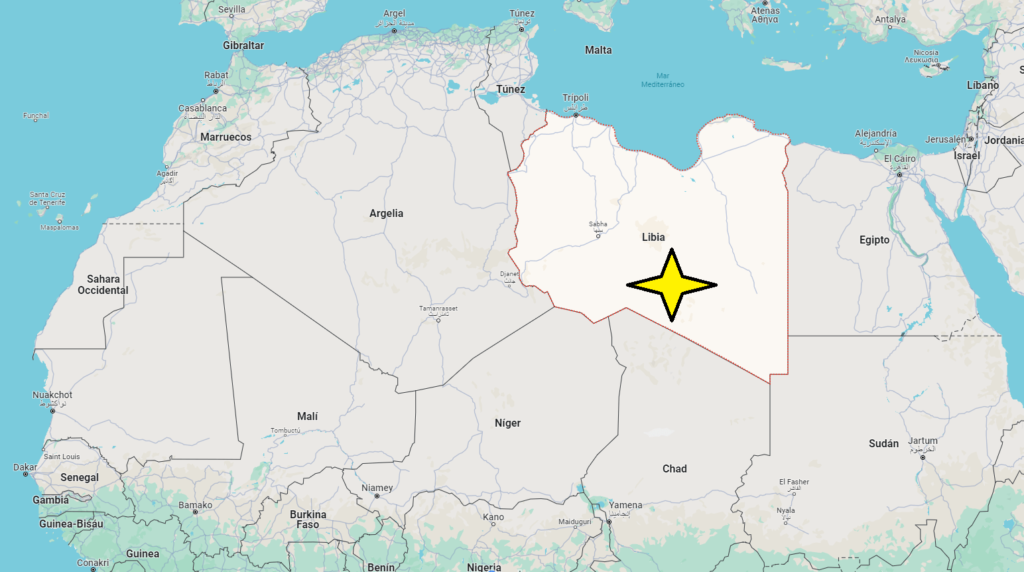 ¿En qué continente se encuentra Libia