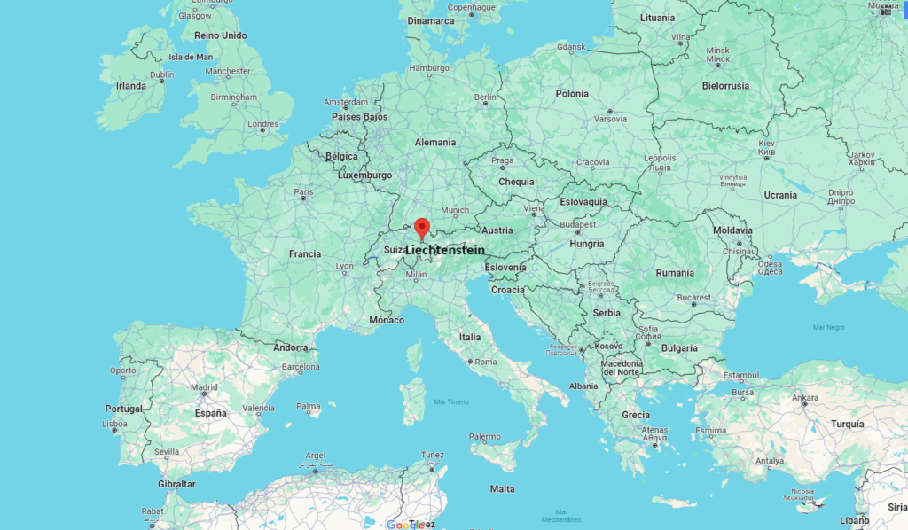¿En qué continente se encuentra Liechtenstein