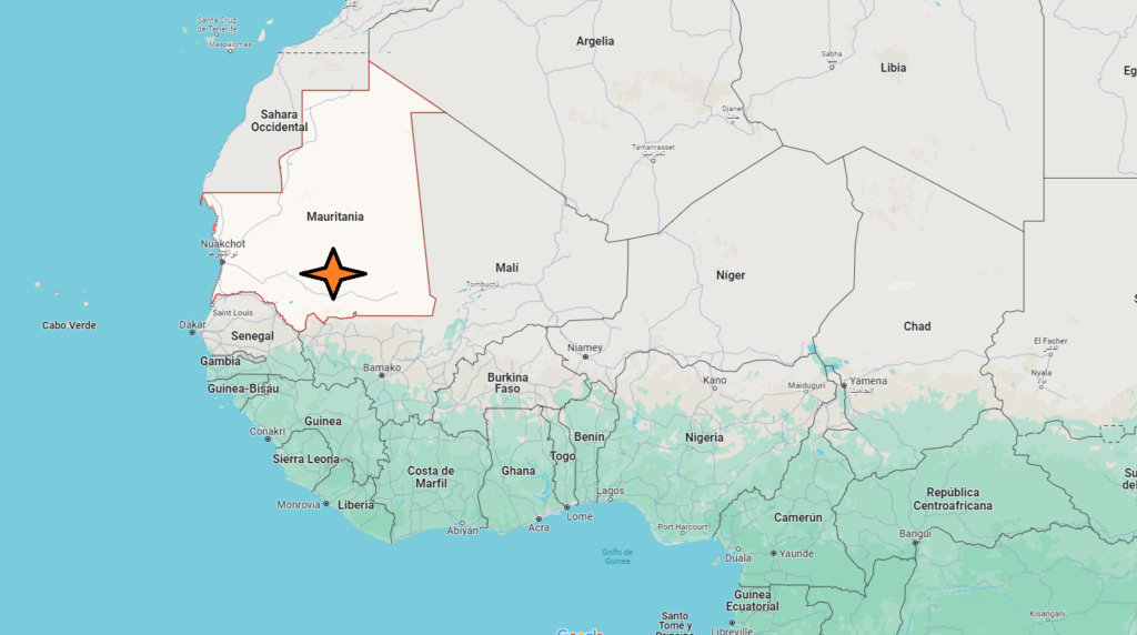 ¿En qué continente se encuentra Mauritania?