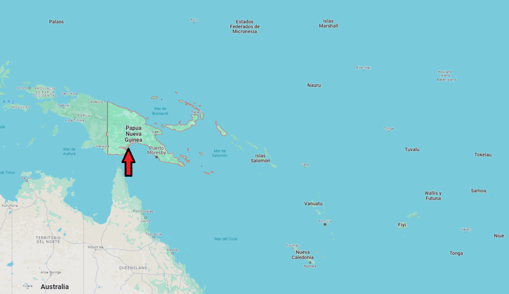 ¿Dónde está Papúa Nueva Guinea