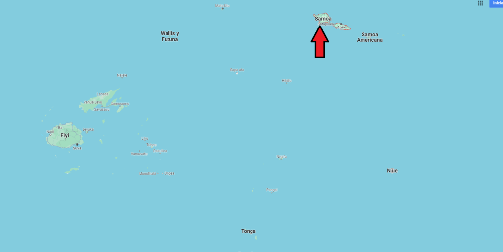 ¿Dónde está ubicada la Isla Samoa