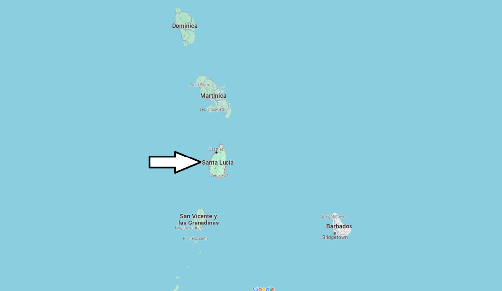 ¿Dónde se ubica la isla Santa Lucía