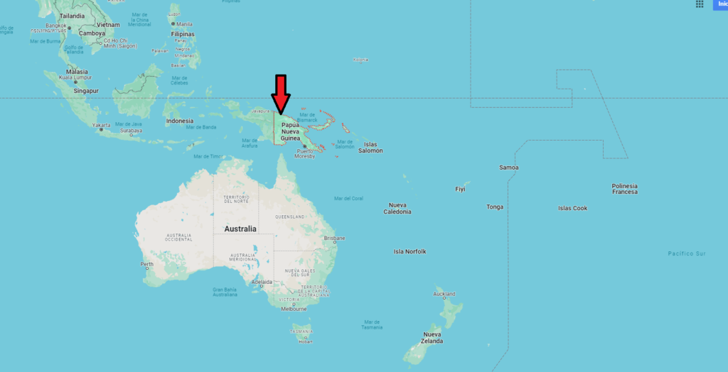 ¿En qué continente se encuentra Papúa Nueva Guinea