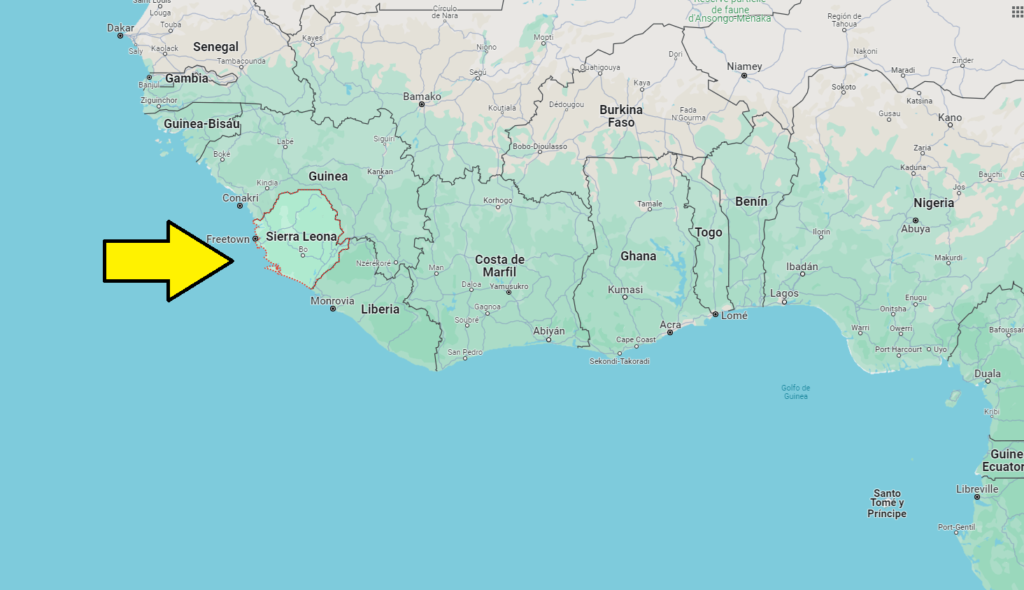 ¿Dónde se encuentra la Sierra Leona