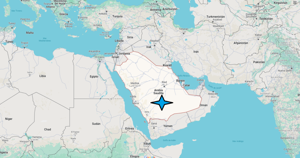 ¿Dónde queda Arabia Saudita en qué país