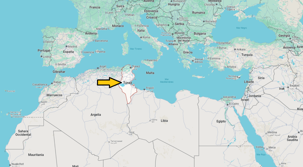 ¿Dónde queda Túnez en qué país