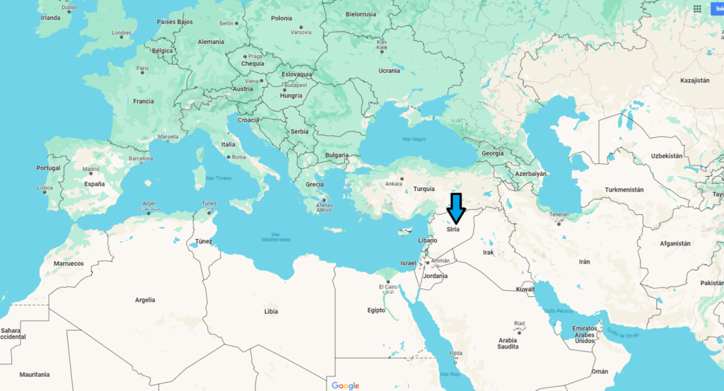 ¿En qué continente se encuentra Siria