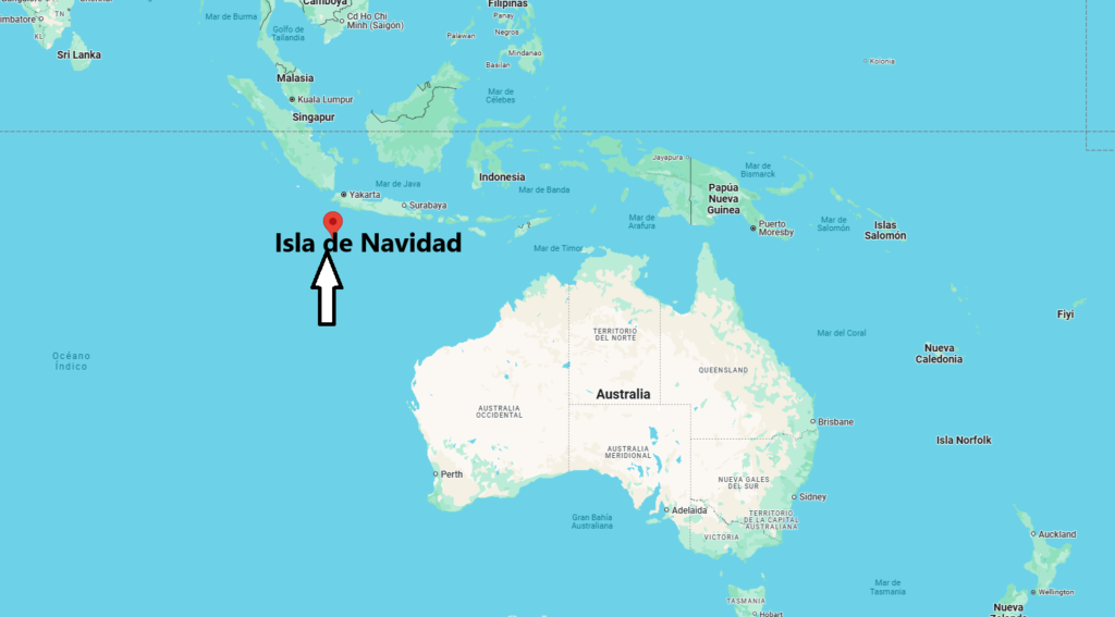 ¿Dónde está la Isla de Navidad