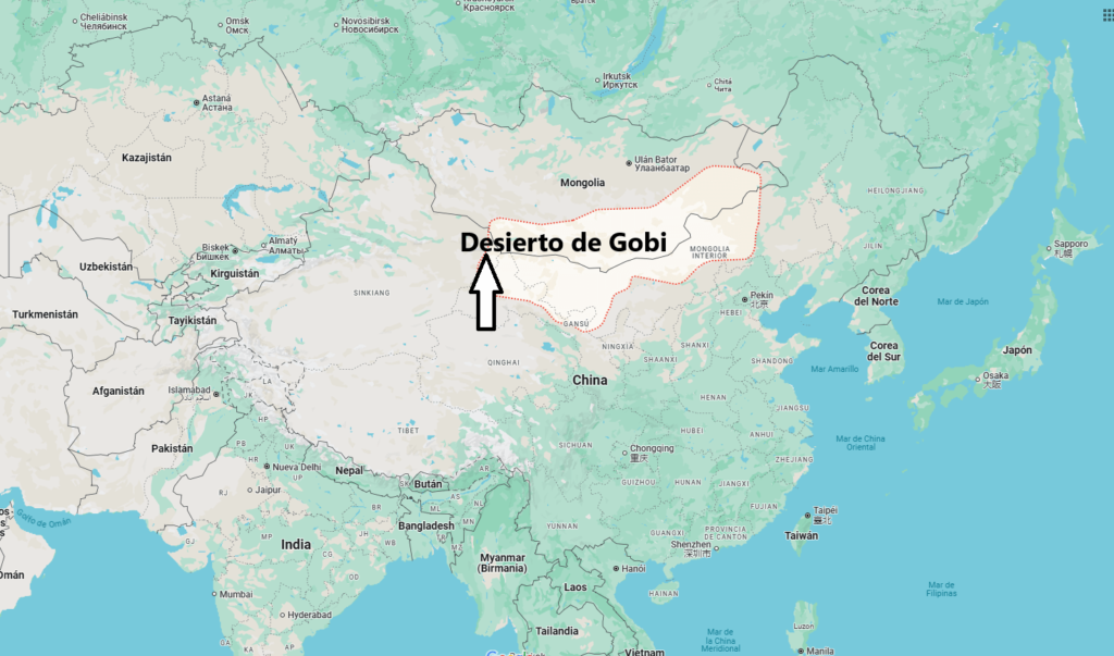 ¿Dónde se encuentra el desierto del Gobi