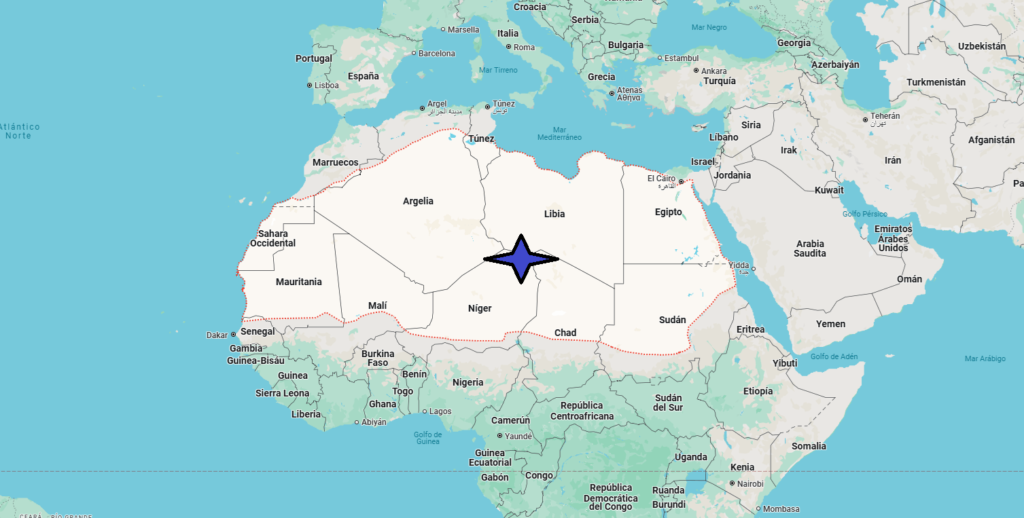 ¿Dónde se ubica el desierto del Sahara