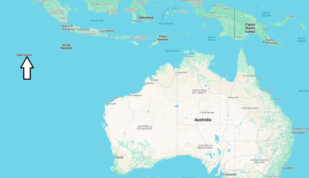 ¿Dónde están las Islas Cocos