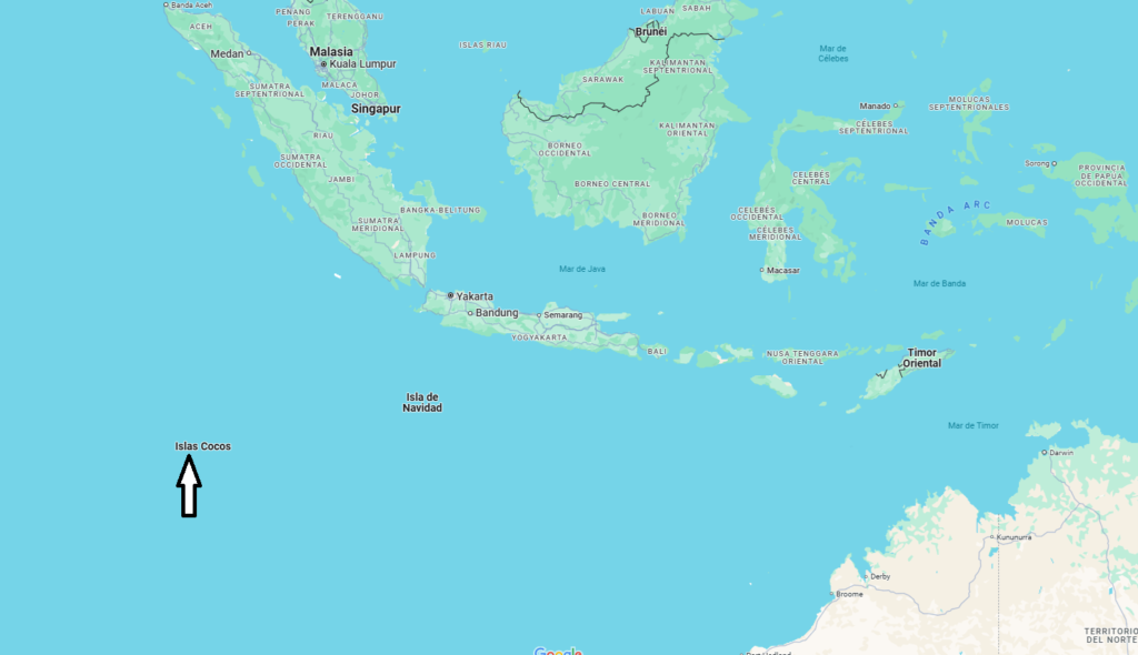 ¿Dónde se ubica Islas Cocos